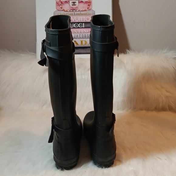 Hunters Women's Original Tall Wellington Boots Sz 6 - Picture 3 of 7